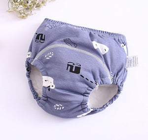 New 6Layers Crotch Baby Diapers Reusable Training Pants  Washable Cloth Nappy Diaper Waterproof Cotton Potty Panties  Underwear - Baby Homez