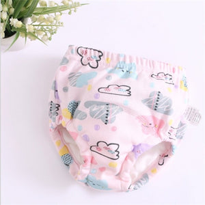 New 6Layers Crotch Baby Diapers Reusable Training Pants  Washable Cloth Nappy Diaper Waterproof Cotton Potty Panties  Underwear - Baby Homez