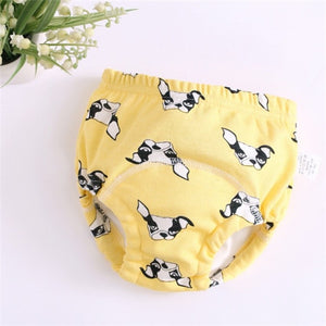 New 6Layers Crotch Baby Diapers Reusable Training Pants  Washable Cloth Nappy Diaper Waterproof Cotton Potty Panties  Underwear - Baby Homez