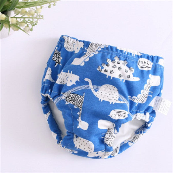 New 6Layers Crotch Baby Diapers Reusable Training Pants  Washable Cloth Nappy Diaper Waterproof Cotton Potty Panties  Underwear - Baby Homez
