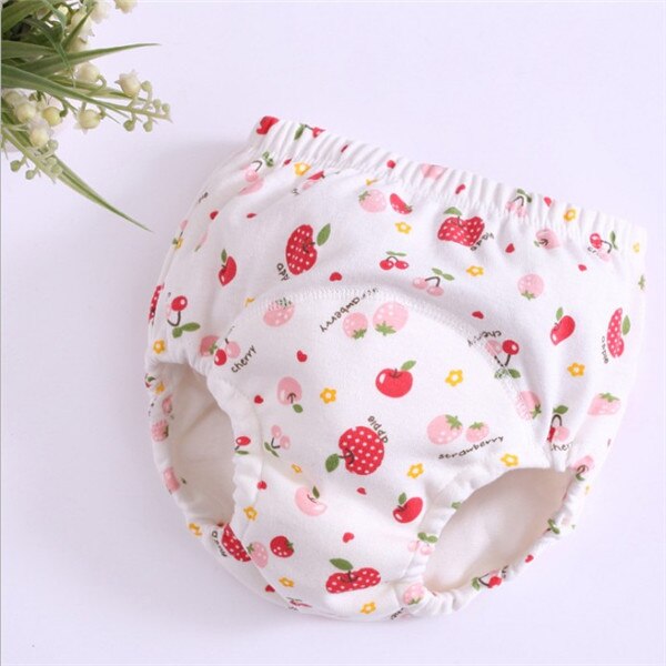 New 6Layers Crotch Baby Diapers Reusable Training Pants  Washable Cloth Nappy Diaper Waterproof Cotton Potty Panties  Underwear - Baby Homez