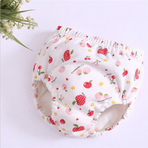 New 6Layers Crotch Baby Diapers Reusable Training Pants  Washable Cloth Nappy Diaper Waterproof Cotton Potty Panties  Underwear - Baby Homez