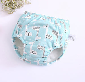 New 6Layers Crotch Baby Diapers Reusable Training Pants  Washable Cloth Nappy Diaper Waterproof Cotton Potty Panties  Underwear - Baby Homez