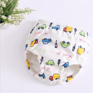 New 6Layers Crotch Baby Diapers Reusable Training Pants  Washable Cloth Nappy Diaper Waterproof Cotton Potty Panties  Underwear - Baby Homez