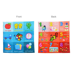Baby Toys For Newborn Soft Cloth Book 0-12 Months Kids Learning Educational Black/White Cognition Rustle Sound Newspaper - Baby Homez