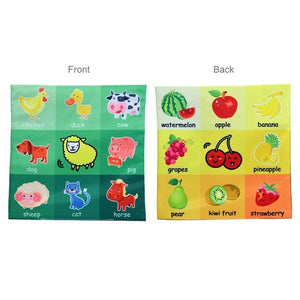 Baby Toys For Newborn Soft Cloth Book 0-12 Months Kids Learning Educational Black/White Cognition Rustle Sound Newspaper - Baby Homez